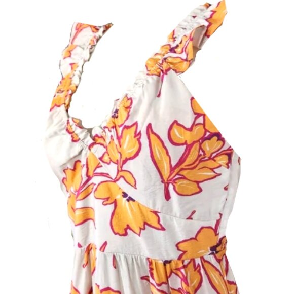 Brand New Monteau Los Angeles Floral Print Mini Sundress - Picture 3 of 9